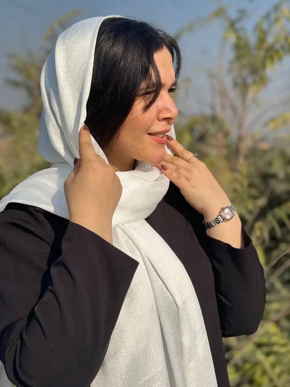 شال کریستال  ابریشم مجلسی(1034)