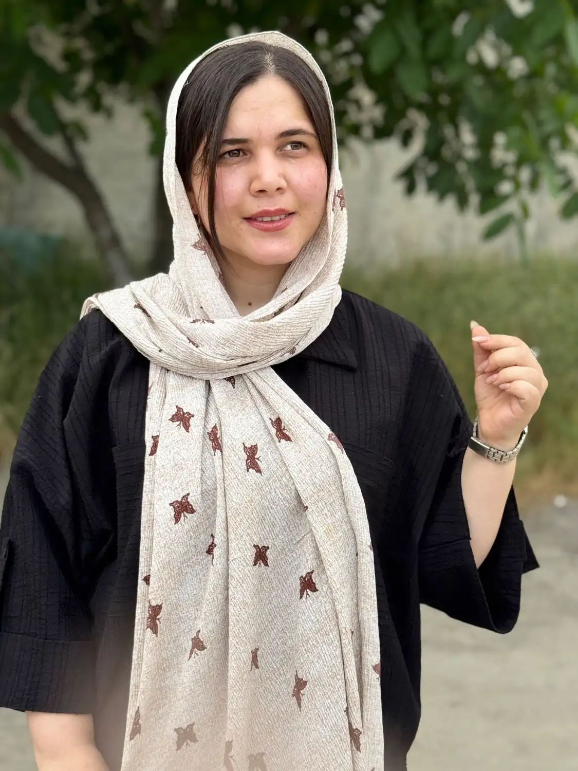 شال برشکا پروانه ای(1088)